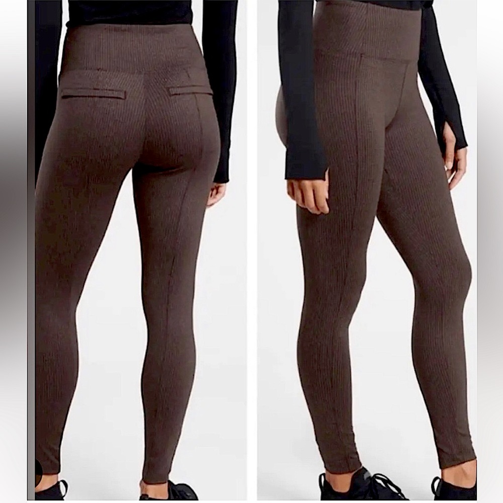 Athleta Delancy Herringbone Tight Leggings Ladies Small